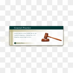 General Practice Slider - Hardwood, HD Png Download - law hammer png
