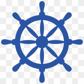 Ship Wheel Transparent Background - Clip Art Ship Wheel, HD Png Download - dhamma chakra png