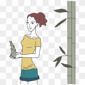 Isolated Bamboo Plants - Illustration, HD Png Download - bamboo plants png
