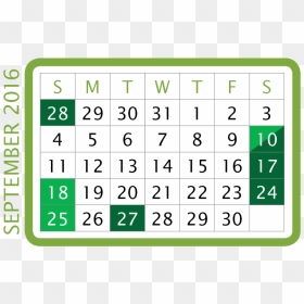 Pats-s Football Calender Setember - 2010 Calendar Printable, HD Png Download - 2016 calender png
