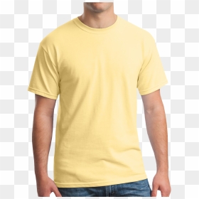 T Shirt Clear Png Mustard Yellow, Transparent Png - yellow shirt png