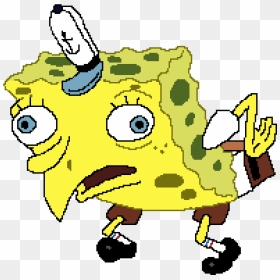 Spongebob Meme Transparent, HD Png Download - mocking spongebob png