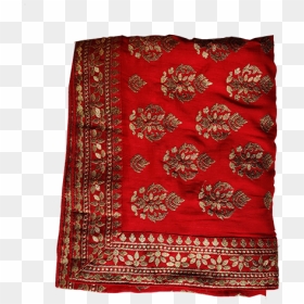 Red Silk Saree - Stole, HD Png Download - sarees png images