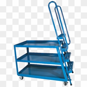 Hi-duty Steel Stock Picker Cart - Png Ladder Cart, Transparent Png - steel net png