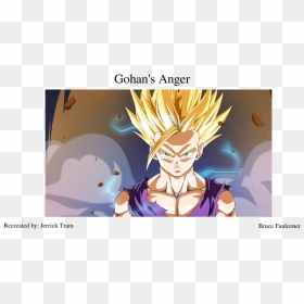 Gohan"s Anger Sheet Music Composed By Bruce Faulconer - Dragon Ball, HD Png Download - gohan ssj2 png