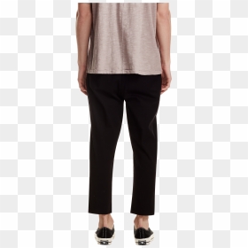 Men"s Crop Trouser, Black - High Heels, HD Png Download - trouser png