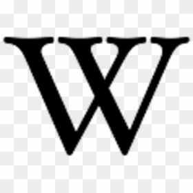 Wikipedia W Logo, HD Png Download - za warudo png
