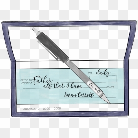 Transparent Blank Check Png - Writing, Png Download - blank check png
