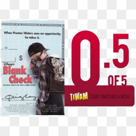 Blank Check (1994), HD Png Download - blank check png