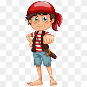 Transparent Cartoon Pirate Png - Tall Boy Pirate Clipart, Png Download - jake and the neverland pirates png