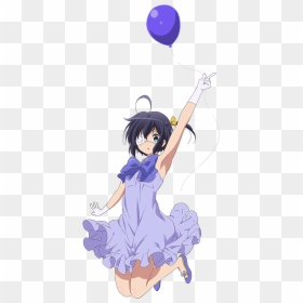 Anime Girl Pointing Transparent, HD Png Download - rikka takanashi png