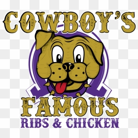 Cowboys Famous Ribs Chicken Jpg Cowboy Bbq Clipart - Cartoon, HD Png Download - bbq ribs png