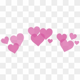 Sticker Heart Hearts Crown Tumblr Awesome Heart Tumblr - Heart Crown Black Png, Transparent Png - snapchat png tumblr