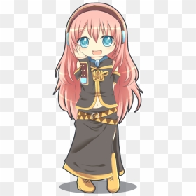 Vocaloid Luka Chibi By Pluvias-d4x2c4g - Cartoon, HD Png Download - luka png