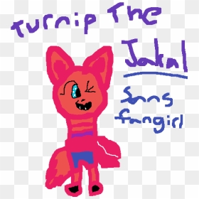 Turnip The Jackal - Sans Fangirl Original Art, HD Png Download - fangirl png