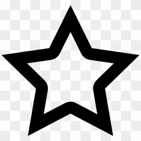 Transparent Victory Symbol Png - Thick Star Outline Clipart, Png Download - victory symbol png