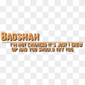 Badshah Name Image Png, Transparent Png - badshah png