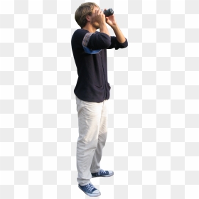 Thumb Image - Person With Binoculars Png, Transparent Png - person taking photo png