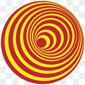 Simple Basic Op Art, HD Png Download - red circle with slash png