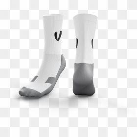 Veto Lux-fit Training Sock White/grey - Hockey Sock, HD Png Download - veto png