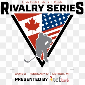 Canada Usa Rivalry Series, HD Png Download - usa hockey logo png