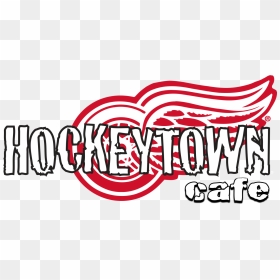 Hockeytown Cafe Logo , Png Download - Detroit Red Wings, Transparent Png - cafe logo png