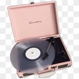 #pink #vintage #vinyl #aesthetic #tumblr #remix #remixit - Pink Aesthetic Record Player, HD Png Download - png tumblr vintage