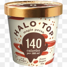Halotop Maple Pecan En - Halo Top Ice Cream Cookies And Cream, HD Png Download - pecan png