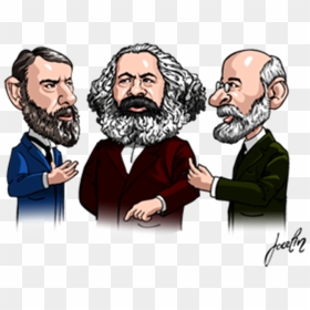 Marx Weber E Durkheim2 - Karl Marx Emile Durkheim Y Max Weber, HD Png Download - marx png