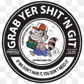 Grab Yer Shit N - Black Metal, HD Png Download - git png