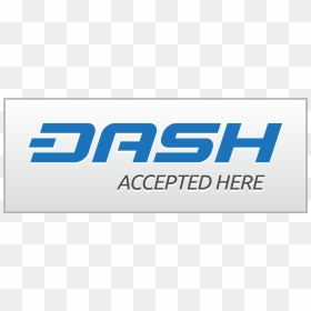 Dash Accepted Here Transparent - Dash Accepted Here Png, Png Download - dash logo png