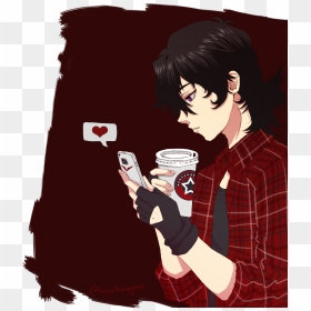 Keith In Flannel Pattern, What A Mood - Cartoon, HD Png Download - keith kogane png