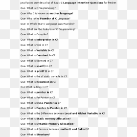 Document, HD Png Download - c programming png