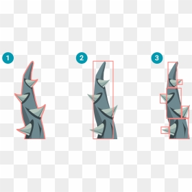 The Use Of Hitboxes For Collision Detection - Origami Paper, HD Png Download - hitbox png