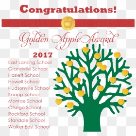 The Golden Apple Award - Appletree Gilden Woods, HD Png Download - boom.png