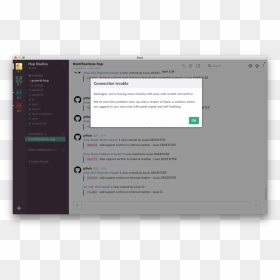 Screenshot, HD Png Download - error message png