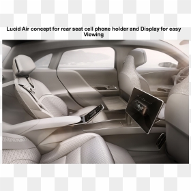 455 - E Auto Lucid Air, HD Png Download - inside car png