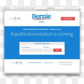 Bernie Sanders Logo - Bernie Sanders Presidential Campaign, 2016, HD Png Download - bernie logo png