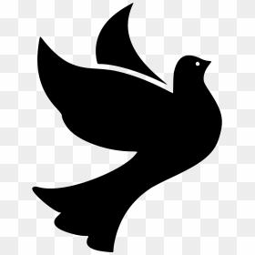Bird Birds Dove Doves Flight Fly Flying Peace - Flying Dove Clipart Png, Transparent Png - flying birds logo png