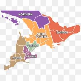 Map Of Ontario Regions - Insurance, HD Png Download - ontario png