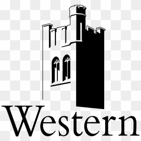 Western Ontario University Logo Png Transparent - Western University Logo Black And White, Png Download - ontario png