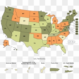 United States Map - Speech Pathology Salary, HD Png Download - lgbtq png