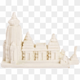Ecraftodisha White Marble Jagannath Temple Show Piece - Hindu Temple, HD Png Download - jagannath photo png