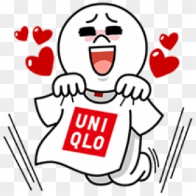 Uniqlo, HD Png Download - line sticker png
