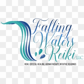 Falling Waters Reiki New - Calligraphy, HD Png Download - rose falling png