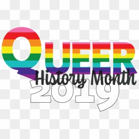Queer History Month 2019 Logo - Graphic Design, HD Png Download - lgbtq png
