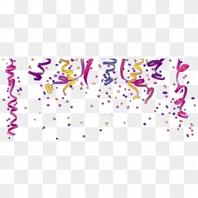 Birthday Ribbon Png, Transparent Png - party ribbons background png