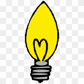 Light Bulb Clip Arts - Pointy Light Bulb Drawing, HD Png Download - bulb symbol png