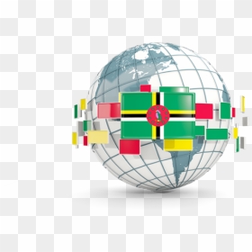 Globe With Line Of Flags - British Flag On A Globe, HD Png Download - mechanical icon png