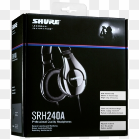 Shure Srh240a, HD Png Download - dj girl headphones png